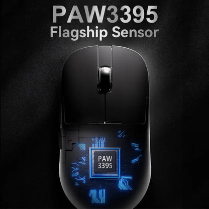AJAZZ AJ179 PRO PAW3395 Lightweight Wired Wireless Mouse with Magnetic Charging Base Ergonomic Macro Gaming Mouse for PC Laptop Pi-Mart