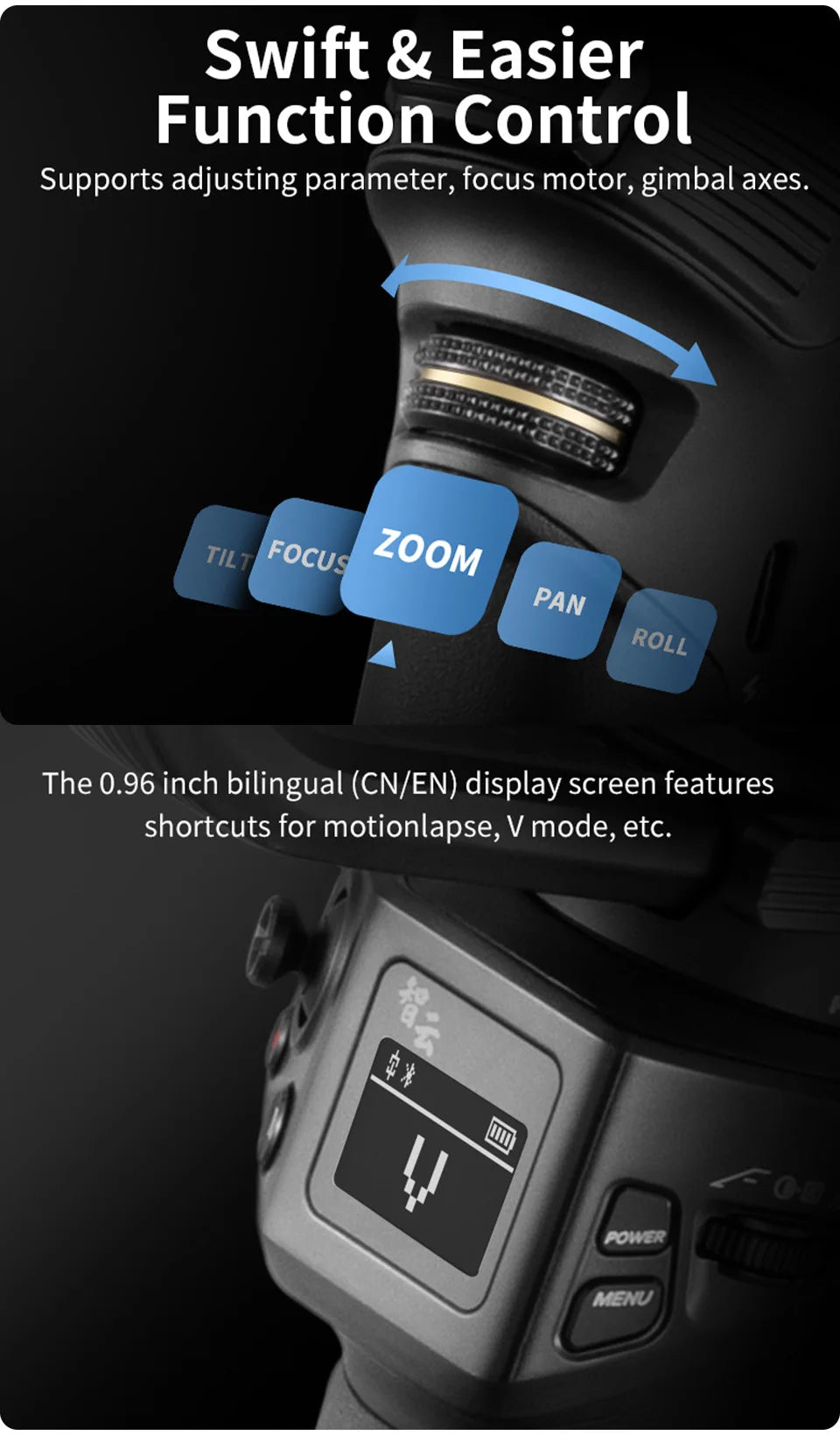 ZHIYUN Official WEEBILL 3S Handheld Camera Stabilizer 3-Axis Gimbal Bluetooth Shutter Gimbals for DSLR Mirrorless Cameras NovaCart