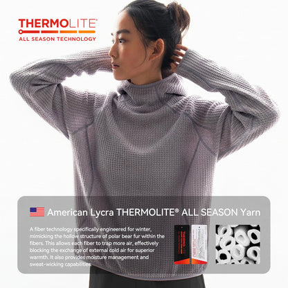 Thermolite® Hooded Sweatshirt: 2025 Winter Lightweight & Warm Hoodie Unisex Solid Color Thickened Hoodie for Autumn and Winter NovaCart