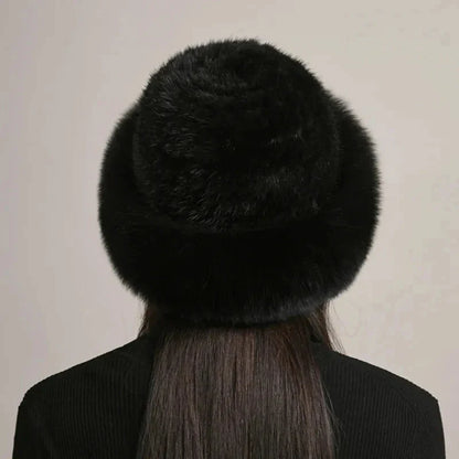 Women’s Faux Fur Knit Beanie FitiqueFit