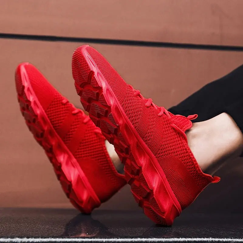 Men's casual sports shoes breathable summer light Soft sole comfort outdoor running shoes fashion student mesh plus size sneaker NovaCart