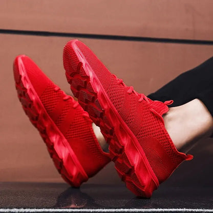 Men's casual sports shoes breathable summer light Soft sole comfort outdoor running shoes fashion student mesh plus size sneaker NovaCart