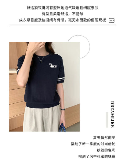 Summer Women's T-shirt 100% Cotton Short Half Sleeve O neck Clothes Solid Casual Pullover Basic Female Top NovaCart