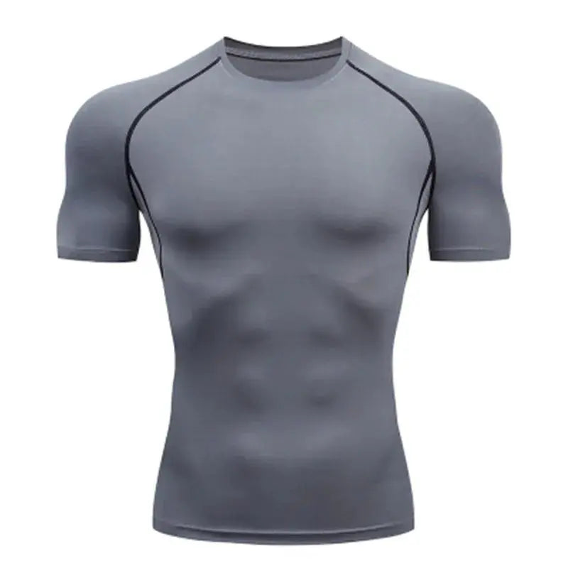 Men's T Shirt Outdoor Training Fitness Gym Jogging Running Sweatshirt Bat/-Man Compression Shirts Tight Elastic Breathable NovaCart