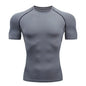 Men's T Shirt Outdoor Training Fitness Gym Jogging Running Sweatshirt Bat/-Man Compression Shirts Tight Elastic Breathable NovaCart