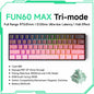 Akko MonsGeek FUN60 Mechanical Keyboard Magnetic Switch 60% Gaming Keyboards Rapid Trigger 0.01mm 8K ARGB HE/TMR Custom Keyboard Pi-Mart