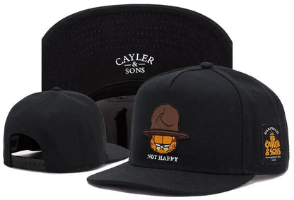 Classic Snapback Hat – Flat Bill Adjustable Baseball Cap FitiqueFit