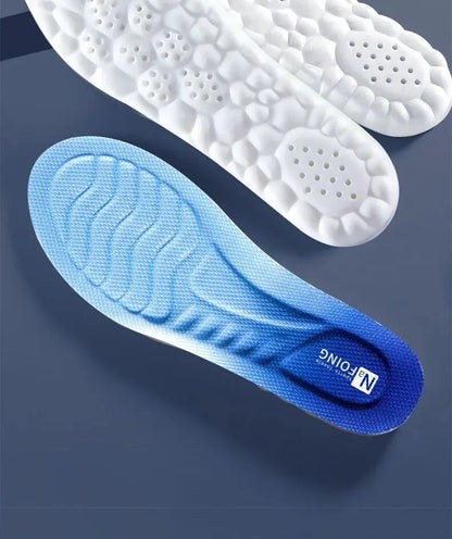 4D Cloud Technology Sports Insoles for Shoes PU Sole Soft Breathable Shock Absorption Cushion Running Orthopedic Care Insoles NovaCart