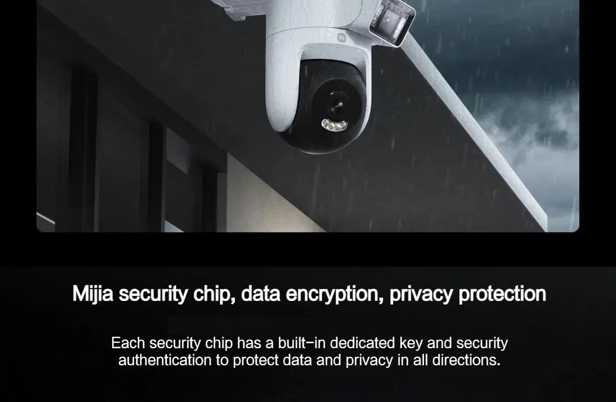 New Xiaomi Outdoor Camera 4 Dual Lens 5MP 3K HD Dual View Monitoring Panoramic Closeup Tracking IP66 Weatherproof AntiTheft - CN NovaCart