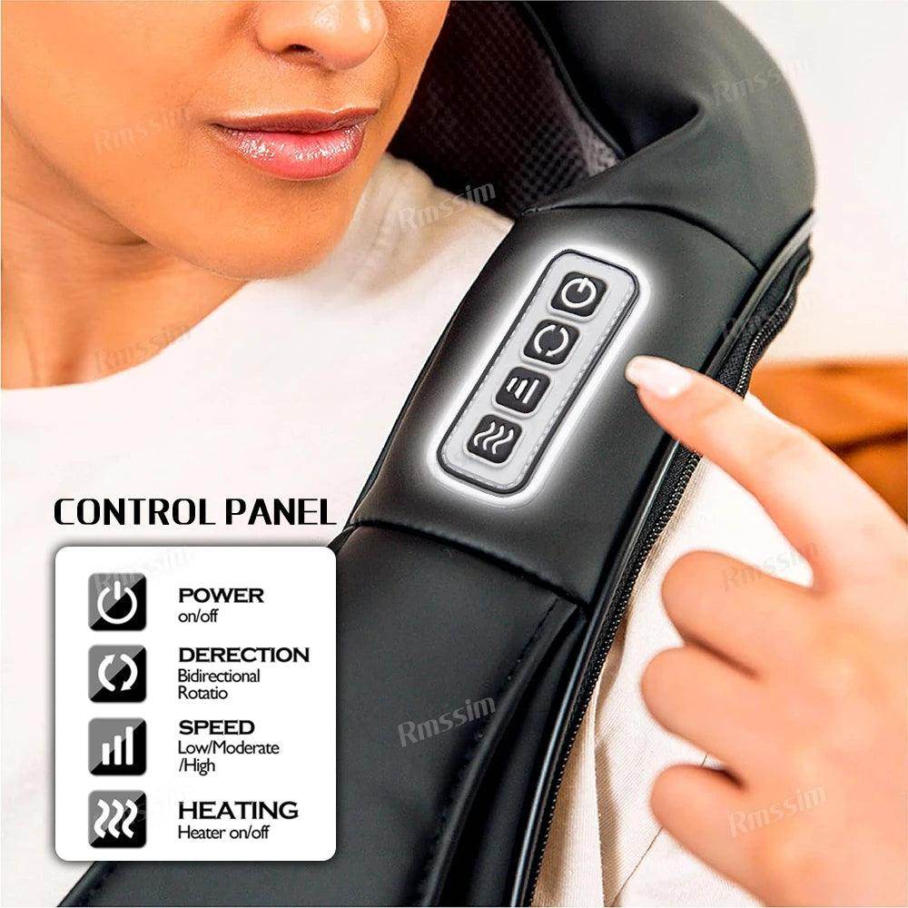 Heated Shiatsu Back and Neck Massager SmartPursue™