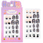 24Pcs/box Kids nails for Girl Cartoon Pattern False Nail Cute Child Fake Nails Tips Kawaii Acrylic Artificial Press on Nail+Tool NovaCart