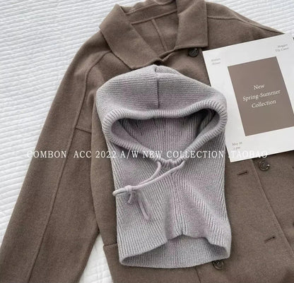 Knitted Hooded Cap Winter Balaclava FitiqueFit