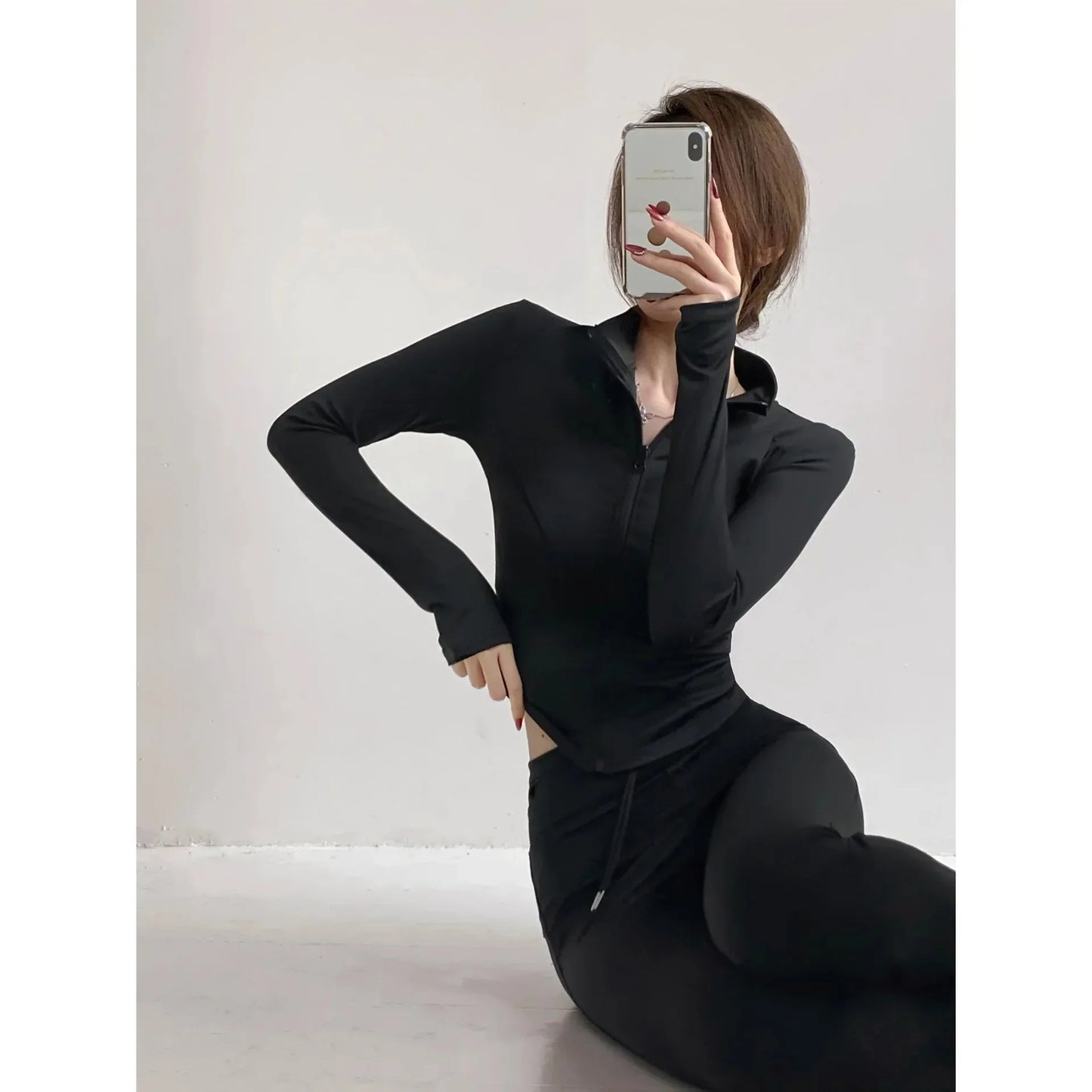 Sun Quick-Drying Zip-Up Sports Jacket Women S-3XL FitiqueFit