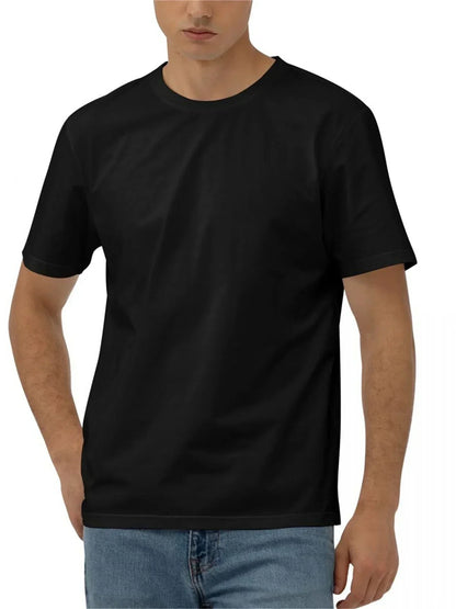 Men's Funny Rude Humor Don Shoot I M White Sarcastic T Shirt Pure Cotton Tops Unique Short Sleeve O Neck Tees Breathable Tops NovaCart