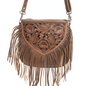 Hand tooled Fringe Bag Country in My Heart