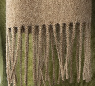 Solid Weave Brushed Alpaca Scarf Purely Alpaca