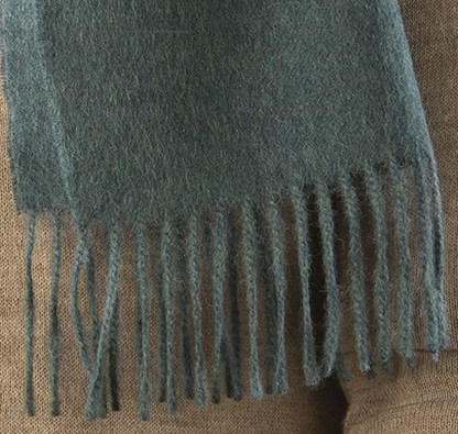 Solid Weave Brushed Alpaca Scarf Purely Alpaca