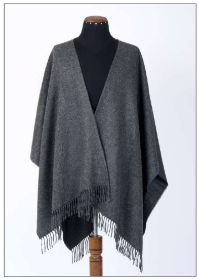 Premium Classic Solid Alpaca Poncho Purely Alpaca