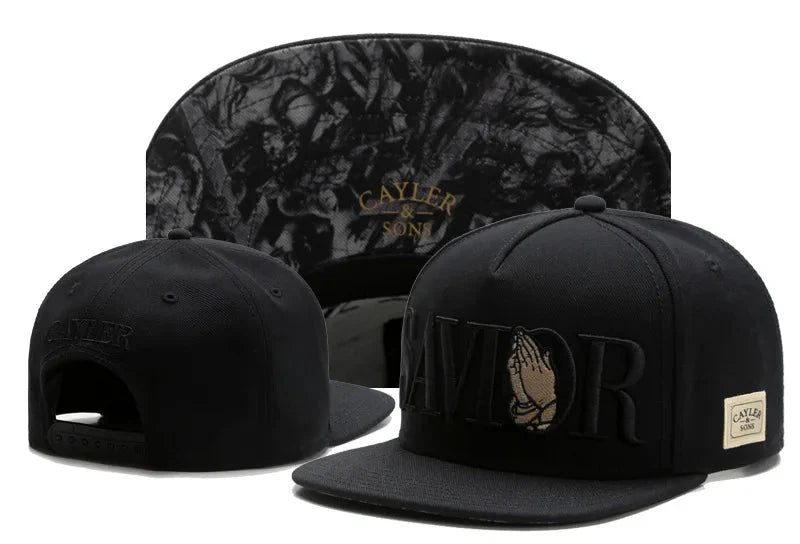 Classic Snapback Hat – Flat Bill Adjustable Baseball Cap FitiqueFit