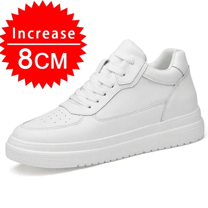 Men Sneakers Casual Heightening Shoes 8cm Height Increase Shoes For Men Summer Breathable 6cm Elevator Shoes 10cm Insole Taller NovaCart