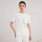 K3147W White Premium Clothes Ladies long staple cotton Tshirts Women's Clothing T-Shirt for Women NovaCart