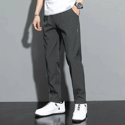 Slim Fit Stretch Jogger Pants with Elastic Waist FitiqueFit