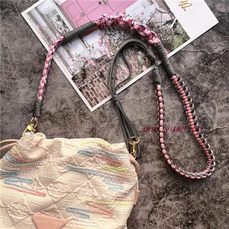 Lanyard Strap for Phone Charm Handmade Bag Body Kit Contrasting Colors Rope Hang Mobile Phone Strap Crossbody Accessories Chain NovaCart