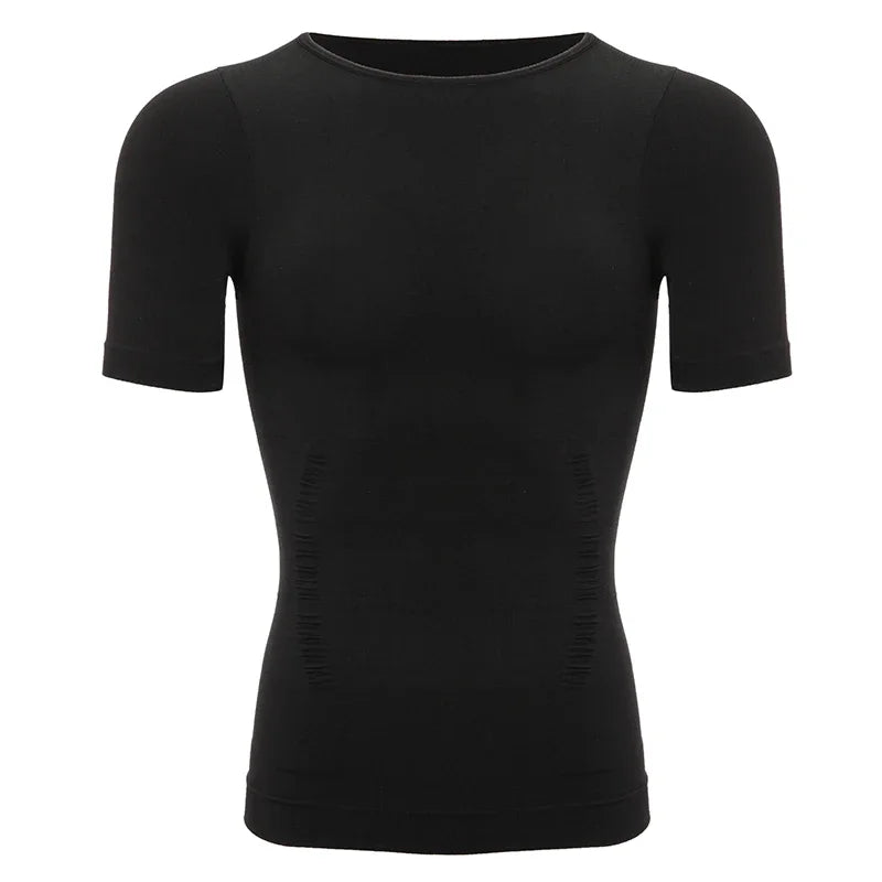 Men Weight Loss Shapewear T-Shirt Body Shaper Slimming Compression Shirts Gynecomastia Undershirt Waist Trainer Muscle Tank Tops NovaCart