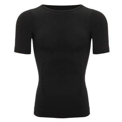 Men Weight Loss Shapewear T-Shirt Body Shaper Slimming Compression Shirts Gynecomastia Undershirt Waist Trainer Muscle Tank Tops NovaCart
