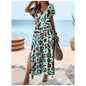 Hawaii Style Print Summer Lightweight Long Dresses
