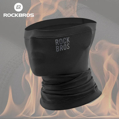 ROCKBROS Winter Keep Warm Cycling Face Mask Fleece Hiking Camping Ski Balaclava Neck Scarf Windproof MTB Road Bicycle Bike Mask Pi-Mart