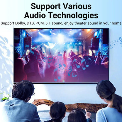 Vention Digital Optical Audio Cable Toslink SPDIF Coaxial Cable 1m 2m for Amplifiers Blu-ray Xbox 360 PS4 Soundbar Fiber Cable Pi-Mart