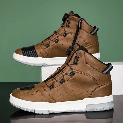 New Motorcycle Boots Men Women Knight Outdoor Riding Anti-slip Spring Sneakers Shoes Bicycle Mountain Racing Road Speed Summer NovaCart