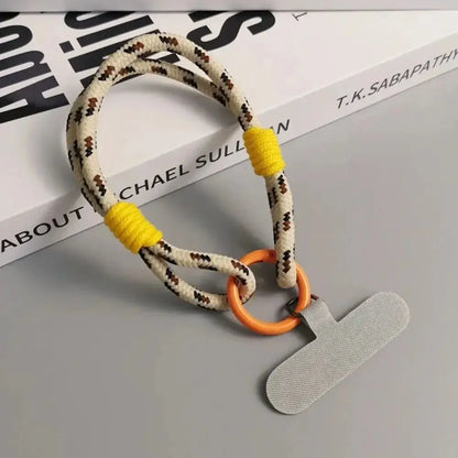 Portable Phone Lanyard Phone Hanging Rope Fashion Candy Color Phone Wrist Straps Nylon Anti-lost Rope Keychain Phone Accessories NovaCart