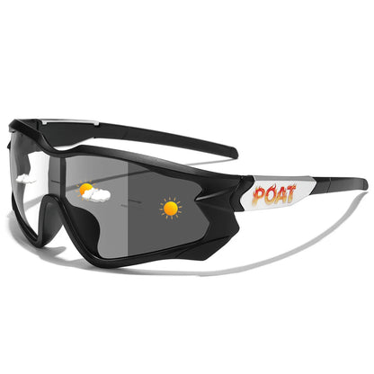 Fashion Brand Men Women Bicycle Photochromic Eyewear MTB Bike Fishing Running Cycling Sports Sunlasses Comfortable Goggles Pi-Mart