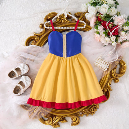 2025 Summer Children's Casual Skirt Princess Costume Moana Girls Dress Princess Cosplay Clothing Girls Carnival Costume Outdoor NovaCart