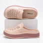 Eyriphy Size: 36-37 to 40-41 Women's Cave Shoes New Flat Slippers Beach Slippers Thick Soles Clogs Casual Slippers for Women Men NovaCart