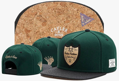 Skull Hand Snapback Hat – Flat Bill Adjustable Baseball Cap FitiqueFit