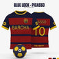 Anime Japanese Blue Lock Isagi Yoichi Football Jersey T-shirt Cosplay Hyoma Chigiri Meguru Bachira Tee Original Children Clothes NovaCart