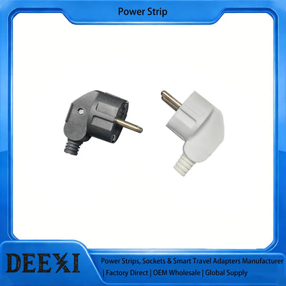 3 Pcs 4.8mm EU Schuko, Replaceable & Rewireable 250V 16A IP44 Socket Connector For Power Extension Cable Pi-Mart