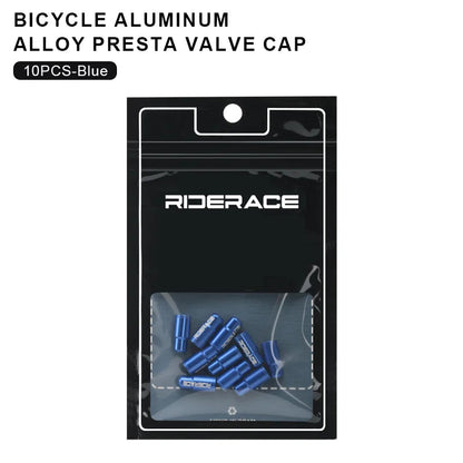 2/4/10Pcs Bicycle Tire Valve Cap Dustproof Lightweight Aluminum Alloy MTB Road Bike Tube Tyre Gas Nozzle Cover For FV Presta Pi-Mart