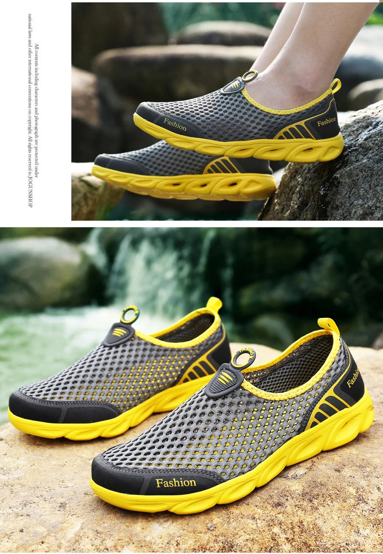 Fashion Casual Shoes Lightweight Summer Breathable Men Shoes Outdoor Comfortable Women Footwear Male Ladies Walking Shoes 36-45 NovaCart