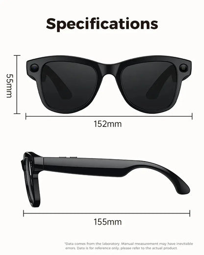 2026 New 32G Memory 800W 4K Camera Smart Glasses Men Photos&Videos 3600mAh Power Bank 120+Languages Translation AI Glasses Women NovaCart