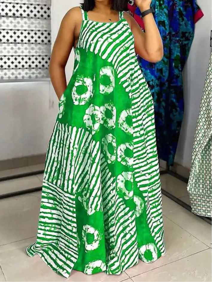 Sleeveless Party Beach Sundress Tank Long Casual Loose Dress