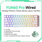 Akko MonsGeek FUN60 Mechanical Keyboard Magnetic Switch 60% Gaming Keyboards Rapid Trigger 0.01mm 8K ARGB HE/TMR Custom Keyboard Pi-Mart