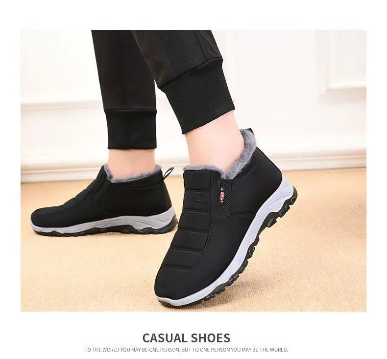 Men's Shoes Autumn Winter Casual Cotton Warm Wear Resistant Chunky Sole Affordable Free Shipping NovaCart
