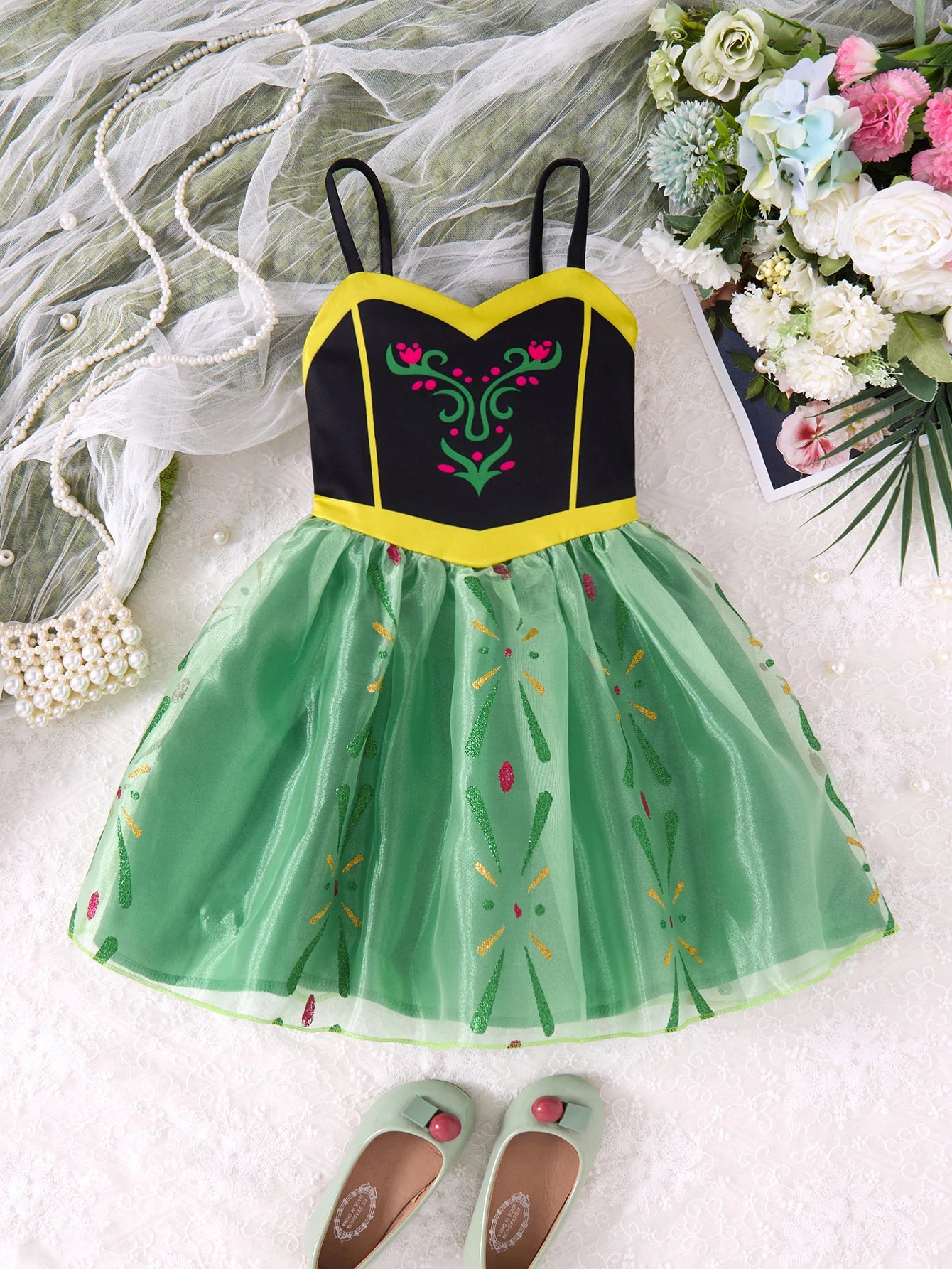 2025 Summer Children's Casual Skirt Princess Costume Moana Girls Dress Princess Cosplay Clothing Girls Carnival Costume Outdoor NovaCart