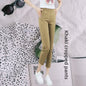 Casual Style Lightweight Casual Suit  Elastic Waist Short Length Pants