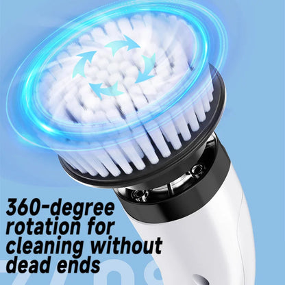Cordless Household Spin Scrubber Kitchen Gadgets Hair Brushes Bathroom Broom Toilet  Multipurpose Cleaning Brush  Electric Mops Pi-Mart