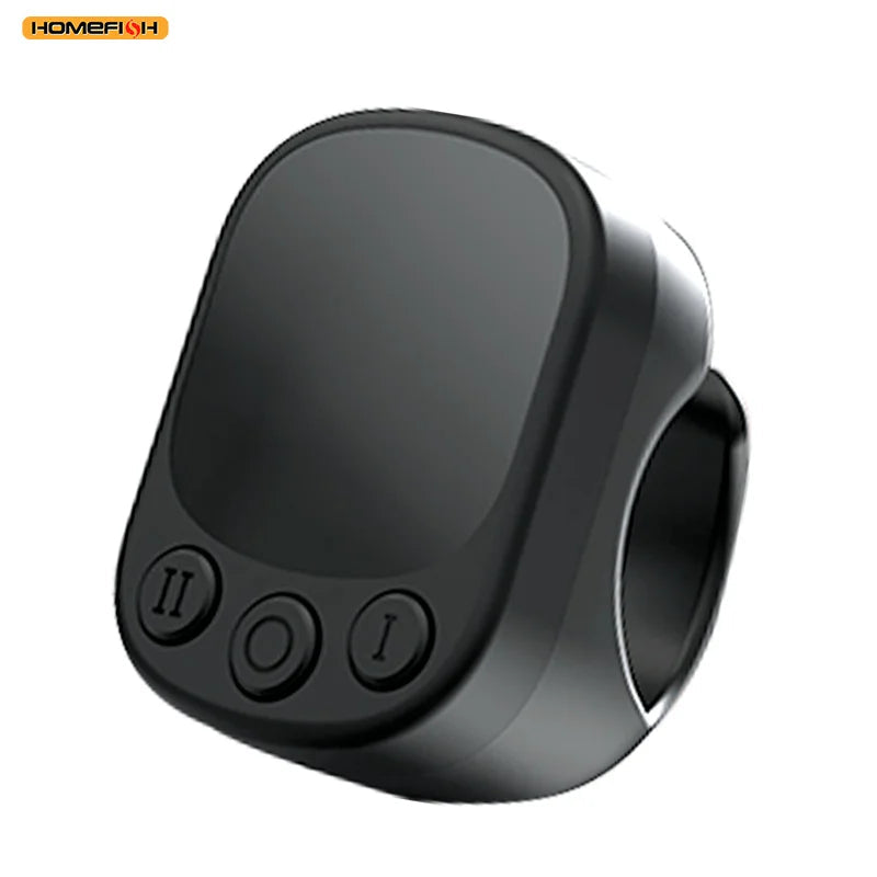 Mouse Ring Remote Control with Touchpad,Smart Automatic Screen Clicker Device，Continuous Clicker，Scrolling Ring Remote Control S Pi-Mart